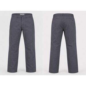 Travis Mathew Golf TROUSER MENS 32 GRAY HERRINGBONE  Straight PANTS PERFORMANCE